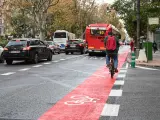 Carril Bus- Bici Grans Vies de València