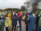 Trabajadores de Gamesa en protesta