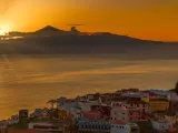 El municipio de Agulo (La Gomera).