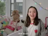 Julieta, de 10 a&ntilde;os, es una de las protagonistas de la campa&ntilde;a publicitaria de Renfe para esta Navidad.