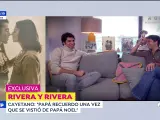 Fran y Cayetano Rivera comparten confesiones en 'Espejo público'.