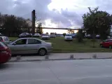 Coches aparcados en el Parque Guadaíra