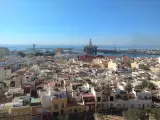 Vista de la ciudad de Almería desde la Alcazaba
