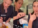 Rosalía comparte su receta de brownie.
