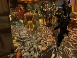 Cadáveres por las calles durante el incidente de la Sangre Corrupta en 'World of Warcraft'.