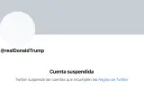 Twitter Trump, cancelado