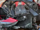 El Ferrari 812 Superfast de Federico Marchetti, destrozado