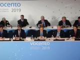 El consejo de Vocento en la Junta de Accionistas de 2019.