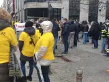 Concentración de los trabajadores de Siemens Gamesa en Ferrol