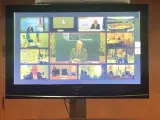 Reunión del Eurogrupo por videoconferencia el pasado mes de abril