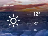 El tiempo en Albacete: previsión para hoy lunes 18 de enero de 2021