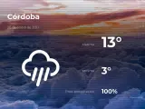 El tiempo en Córdoba: previsión para hoy miércoles 20 de enero de 2021