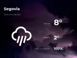 El tiempo en Segovia: previsión para hoy miércoles 20 de enero de 2021