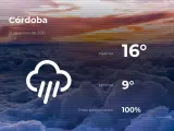 El tiempo en Córdoba: previsión para hoy jueves 21 de enero de 2021
