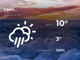 El tiempo en León: previsión para hoy jueves 21 de enero de 2021