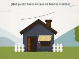 La borrasca Hortensia, que está barriendo la Península Ibérica, está produciendo rachas de viento de hasta 120 km/h. Este vídeo muestra una serie de consejos que hay que tener en cuenta para protegerse del vendaval.