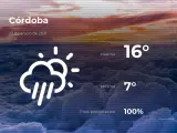 El tiempo en Córdoba: previsión para hoy viernes 22 de enero de 2021