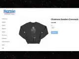 Imagen de la tienda de la web de campaña de Bernie Sanders.