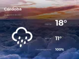 El tiempo en Córdoba: previsión para hoy domingo 24 de enero de 2021