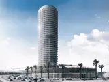 Imagen del futuro rascacielos.