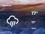 El tiempo en Cáceres: previsión para hoy martes 26 de enero de 2021