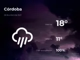 El tiempo en Córdoba: previsión para hoy martes 26 de enero de 2021
