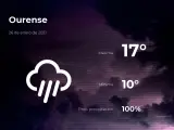 El tiempo en Ourense: previsión para hoy martes 26 de enero de 2021