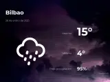 El tiempo en Vizcaya: previsión para hoy martes 26 de enero de 2021