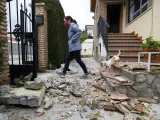Un terremoto de 4.4 grados con epicentro en Santa Fe (Granada) deja numerosos daños materiales en varias viviendas de la localidad de Atarfe.