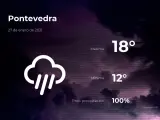 El tiempo en Pontevedra: previsión para hoy miércoles 27 de enero de 2021
