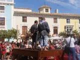 La pisada de la uva, en Bullas.