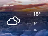 El tiempo en Albacete: previsión para hoy jueves 28 de enero de 2021