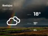 El tiempo en Badajoz: previsión para hoy jueves 28 de enero de 2021