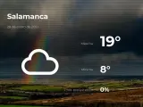 El tiempo en Salamanca: previsión para hoy jueves 28 de enero de 2021