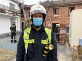 Bomberos consiguen extinguir un incendio de una casa antigua en Griñón