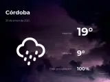 El tiempo en Córdoba: previsión para hoy sábado 30 de enero de 2021