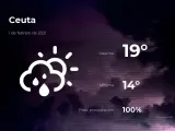 El tiempo en Ceuta: previsión para hoy lunes 1 de febrero de 2021