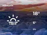 El tiempo en Albacete: previsión para hoy miércoles 3 de febrero de 2021