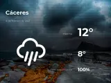 El tiempo en Cáceres: previsión para hoy jueves 4 de febrero de 2021