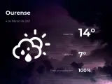 El tiempo en Ourense: previsión para hoy jueves 4 de febrero de 2021