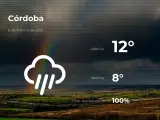 El tiempo en Córdoba: previsión para hoy sábado 6 de febrero de 2021