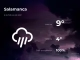 El tiempo en Salamanca: previsión para hoy sábado 6 de febrero de 2021