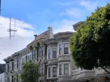 Una fila de viviendas en una zona con mucha demanda de San Francisco (California).
