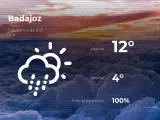 El tiempo en Badajoz: previsión para hoy domingo 7 de febrero de 2021
