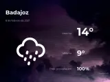 El tiempo en Badajoz: previsión para hoy lunes 8 de febrero de 2021