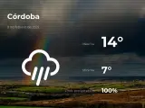 El tiempo en Córdoba: previsión para hoy martes 9 de febrero de 2021
