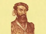 Retrato de &Aacute;lvar N&uacute;&ntilde;ez Cabeza de Vaca.