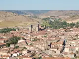 Vista general de Sig&uuml;enza, Guadalajara.