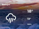 El tiempo en Badajoz: previsión para hoy jueves 11 de febrero de 2021