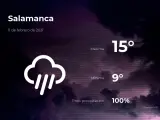 El tiempo en Salamanca: previsión para hoy jueves 11 de febrero de 2021